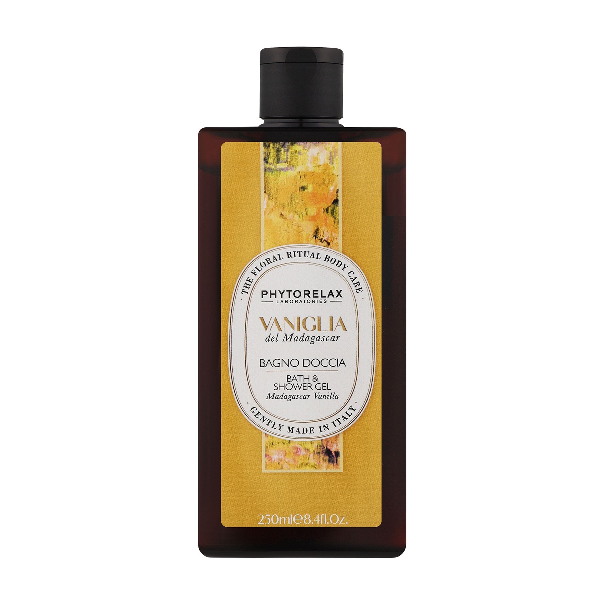 Гель для душу та ванни Phytorelax Laboratories Floral Ritual Bath &amp; Shower Gel Madagascar Vanilla Мадагаскарська ваніль, 250 мл